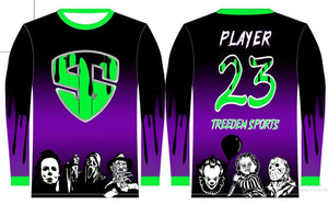 Halloween Killers Long Sleeve Fulldye Jersey