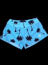 Load image into Gallery viewer, Palm Treedem Light Blue Women&#39;s Full Dye Shorts