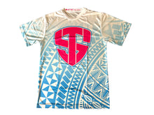 Load image into Gallery viewer, Pink &amp; Blue Tribal Jersey