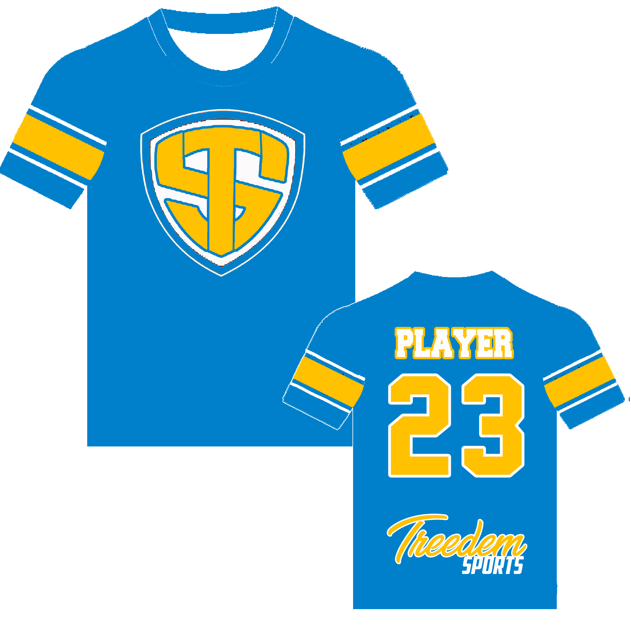 Baseball Jersey T-shirt Design Template. Colorful Sport Jersey