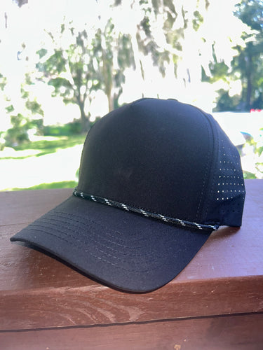 Treedem 125r Performance Rope Black Snapback Hat