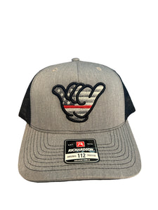 Hang Loose Red Line Snapback