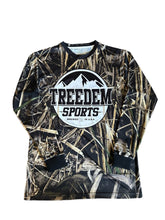 Load image into Gallery viewer, Treedem Sports Marsh Camo Longsleeve