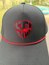Load image into Gallery viewer, Red Palm Tree Snapback Hat