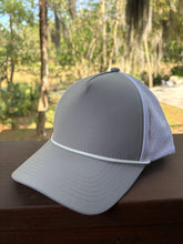 Load image into Gallery viewer, Grey with White Rope Treedem 125R Snapback Blank