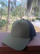 Load image into Gallery viewer, Army Green Treedem 125R Snapback Blank Hat