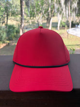 Load image into Gallery viewer, Red &amp; Black Treedem 125R Snapback Blank Hat
