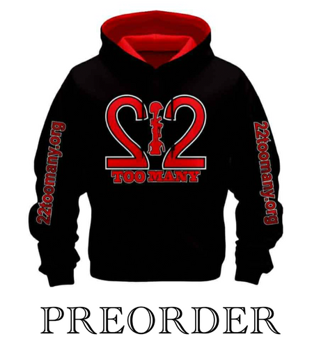 22 Too Many Full Dye Hoodie