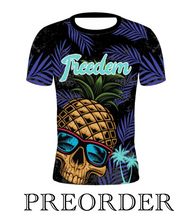 Load image into Gallery viewer, Island Vibes Giant Pineapple Skull Jersey