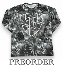 Load image into Gallery viewer, Blackout Palm Long Sleeve Shirt