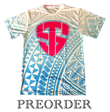 Load image into Gallery viewer, Pink &amp; Blue Tribal Jersey