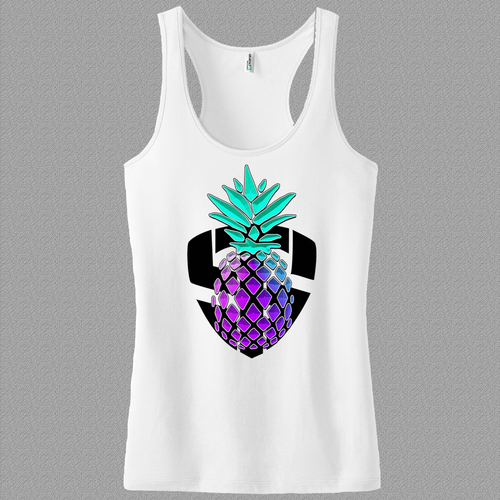 Purple & Mint Pineapple Tank